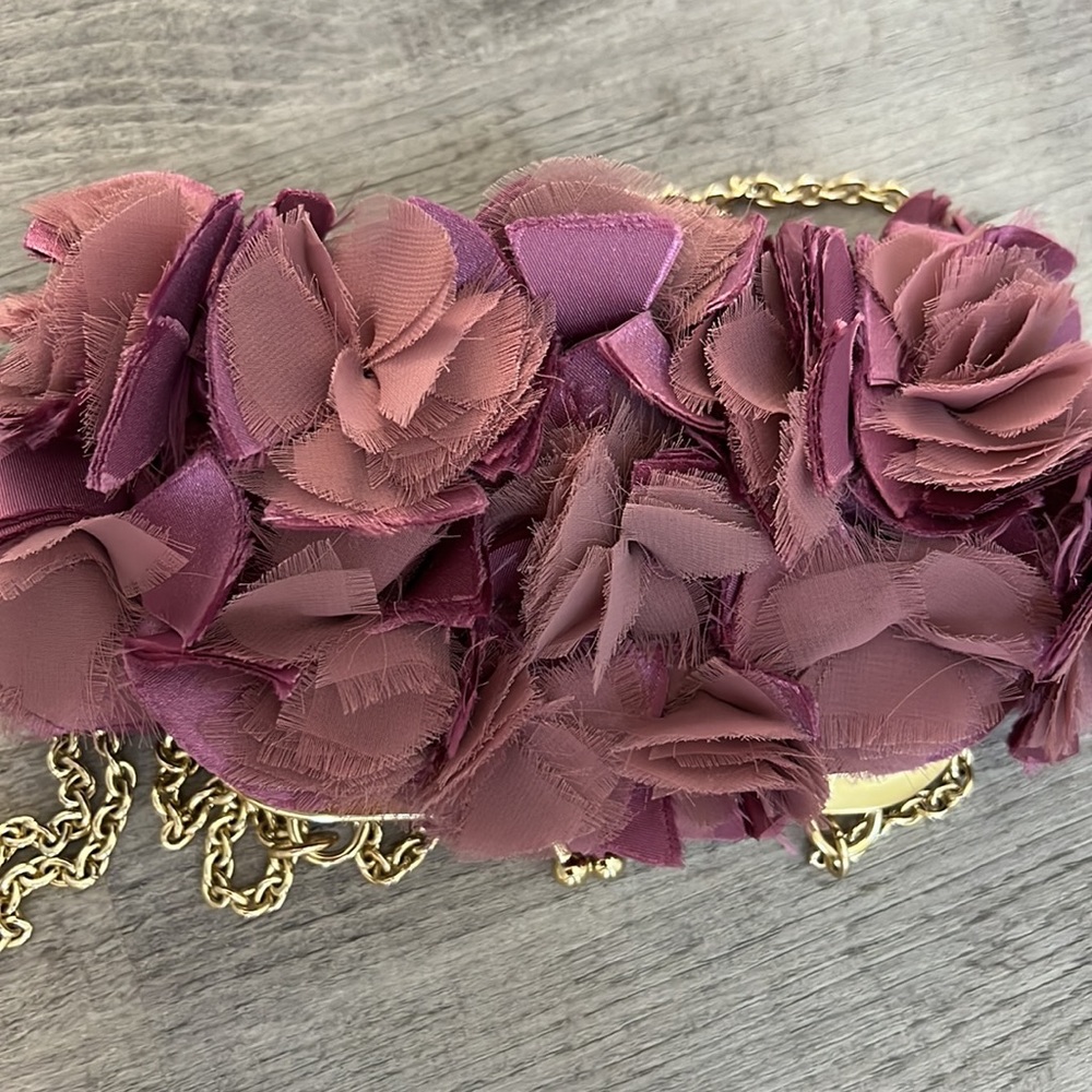 J Crew shoulder hand purse with floral detail - Picture 15 of 16